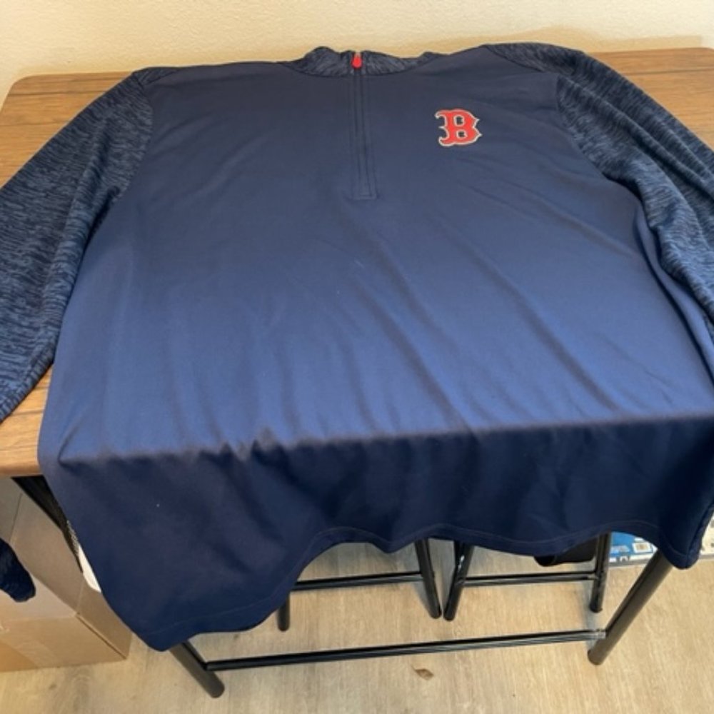 Light Weight Boston Red Sox 1/4 Zip Pullover